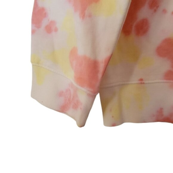 BP NWT Oversize sweatshirt,  tie dye colors, pink Yellow and white - Picture 3 of 4